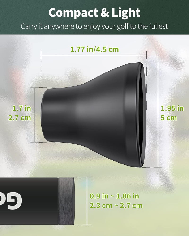 GreenHaven Golf Ball Retriever Grabber for Putters Golf Pick-up Portable Grip Sucker Tool Back Saver for Golfers，3-4 Pack - Image 3